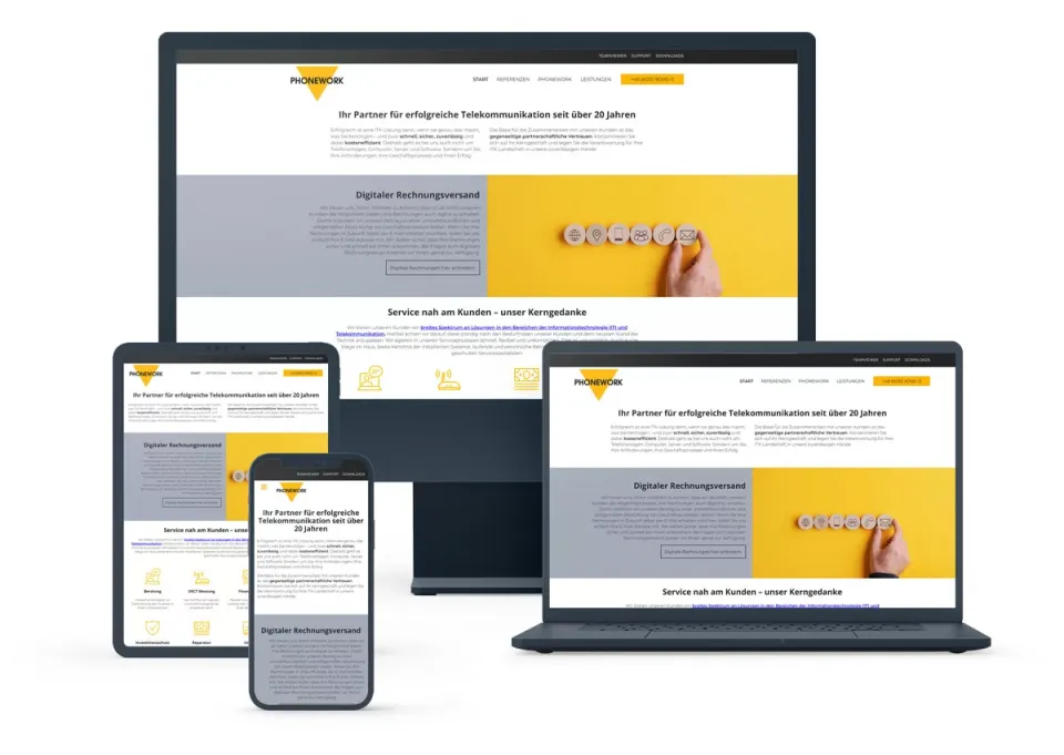 Webdesign Karlsruhe - Referenz 2 einer fertigen Webseite