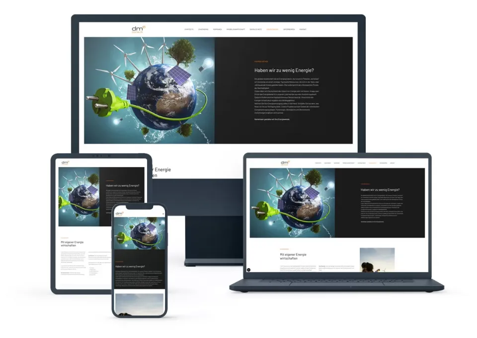 Webdesign Karlsruhe - Referenz 3 einer fertigen Webseite